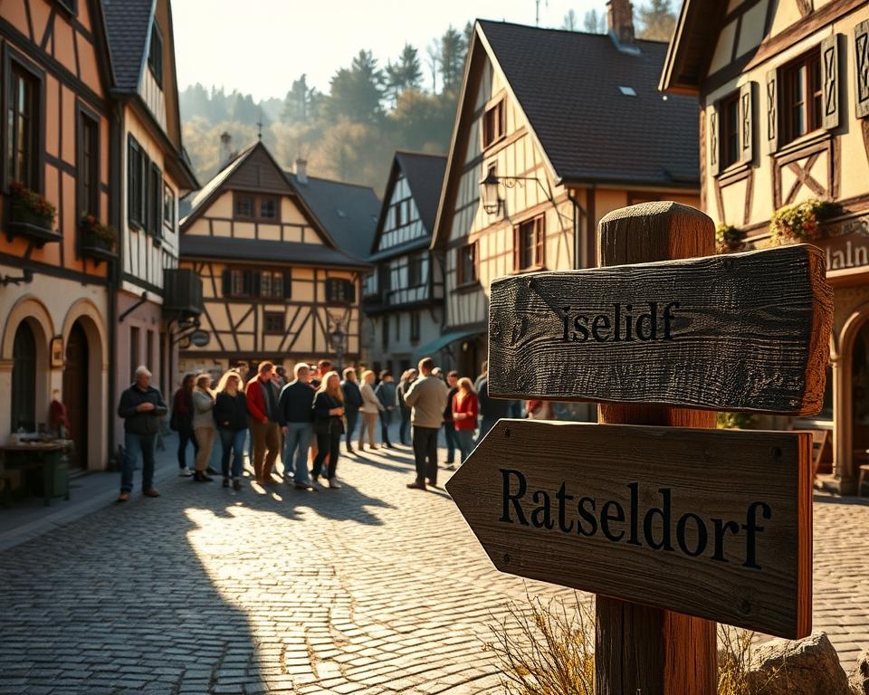 Vorbereitung Rätseltour im Rätseldorf Vorbereitung Rätseltour im Rätseldorf
